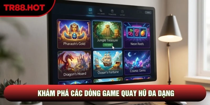 Khám phá các dòng game quay hũ đa dạng Khám phá các dòng game quay hũ đa dạng